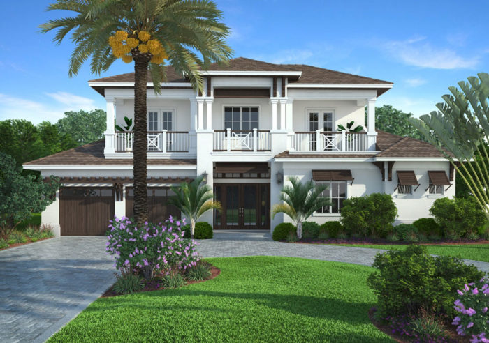 Grenada - West Indies Style House Plan