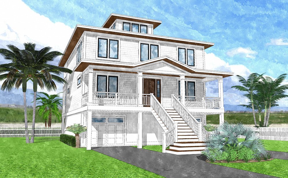 Coastal House Plans Architectural Designs