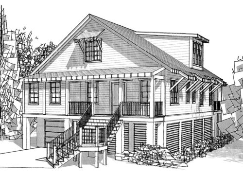 Ballard Bay Cottage - Coastal Home Plans