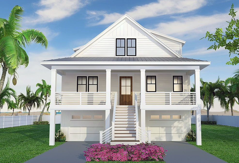 Sweet Bay Cottage - Coastal House Plans from Coastal Home Plans