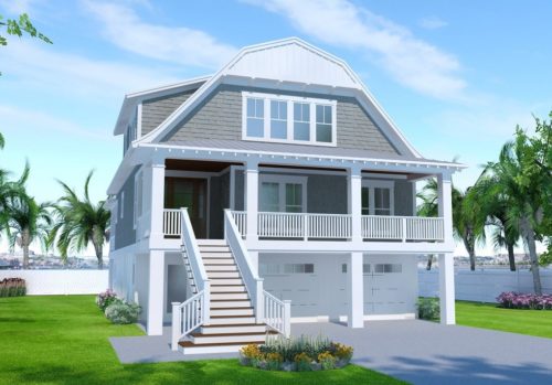 Sea Gambrel - Coastal Home Plans
