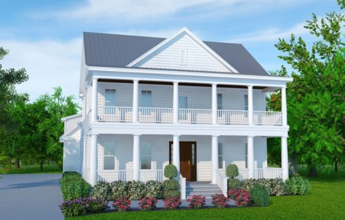 Bayard Street - Charleston-style House Plan