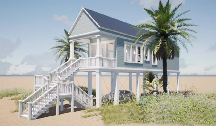 Beanpole Cottage - Front Rendering
